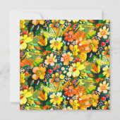 幸せな花と蜂の招待状 招待状 (裏面)