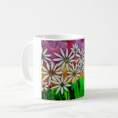 幸せな花のコーヒー・マグ コーヒーマグカップ (正面左)