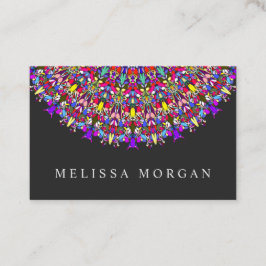 幸せな花の曼荼羅 名刺