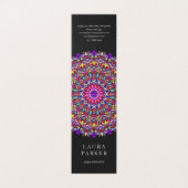 幸せな花の曼荼羅 名刺 (外部フラット)