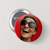 幸せな花嫁 缶バッジ (正面&裏面)