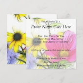 幸せな花束 招待状 (正面/裏面)