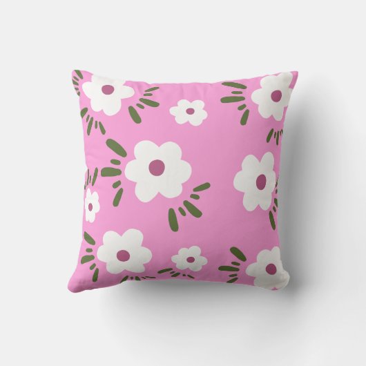 幸せな花 クッション (裏面)