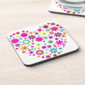 幸せな花 コースター (左側)