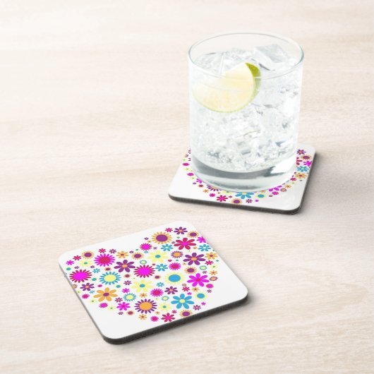 幸せな花 コースター (右側)