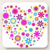 幸せな花 コースター (正面)