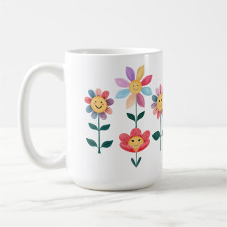 幸せな花 コーヒーマグカップ