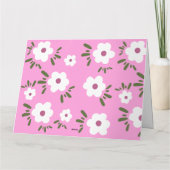 幸せな花 サンキューカード (裏面)