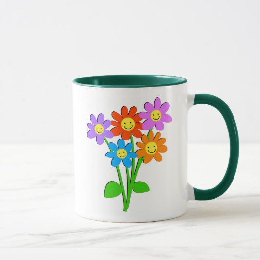 幸せな花 マグカップ (右)