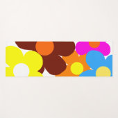 幸せな花 ヨガマット (正面(横))