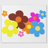 幸せな花 ラッピングペーパー (フラット)