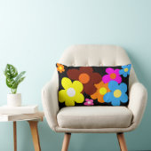 幸せな花 ランバークッション (椅子)