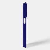幸せな花 – 濃い青の上にピンク Case-Mate iPhoneケース (裏面 / 右)