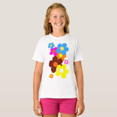 幸せな花 Tシャツ (正面フル)