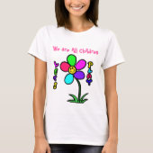 幸せな花 Tシャツ (正面)