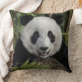 幸せな若いパンダ、中国 クッション (ブランケット)