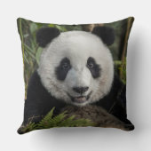 幸せな若いパンダ、中国 クッション (裏面)