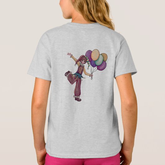 幸せな若者 Tシャツ (裏面)