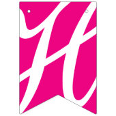 幸せな菓子16のショッキングピンクの誕生日の装飾 バンティングフラッグ (第2の旗)