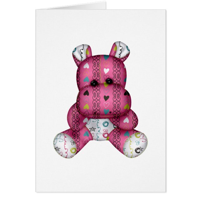 幸せな落書きハートhippo (正面)