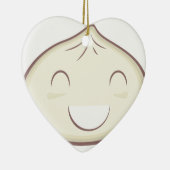 幸せな蒸気のパン セラミックオーナメント (右)