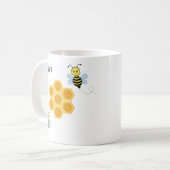 幸せな蜂とはちみつ コーヒーマグカップ (正面左)
