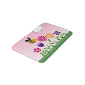 幸せな蜂の花園 バスマット (アングル)