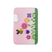 幸せな蜂の花園 バスマット (正面縦)