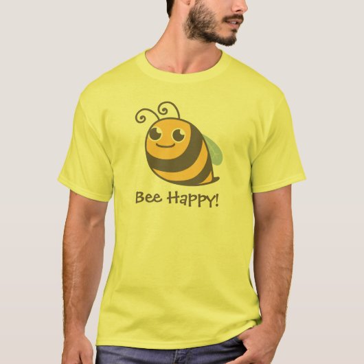 幸せな蜂! のまわりに Tシャツ (正面)