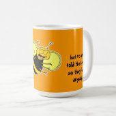 幸せな蜂 コーヒーマグカップ (正面右)