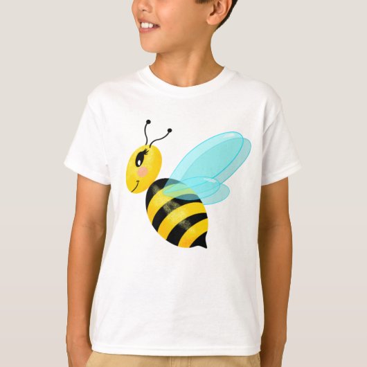 幸せな蜂 Tシャツ (正面)