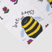 幸せな蜜蜂のかわいいティッシュペーパー 薄葉紙 (詳細)