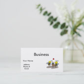 幸せな蜜蜂 名刺 (スタンド正面)