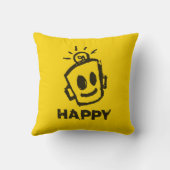 幸せな装飾用クッション クッション (裏面)