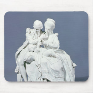 幸せな親、Meissen、c.1770 マウスパッド