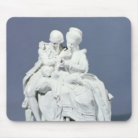 幸せな親、Meissen、c.1770 マウスパッド (正面)