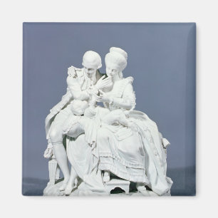 幸せな親、Meissen、c.1770 マグネット