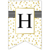 幸せな記念パーティーの旗布の旗 バンティングフラッグ (第1の旗)