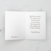 幸せな記念日の牧師 カード (内部)