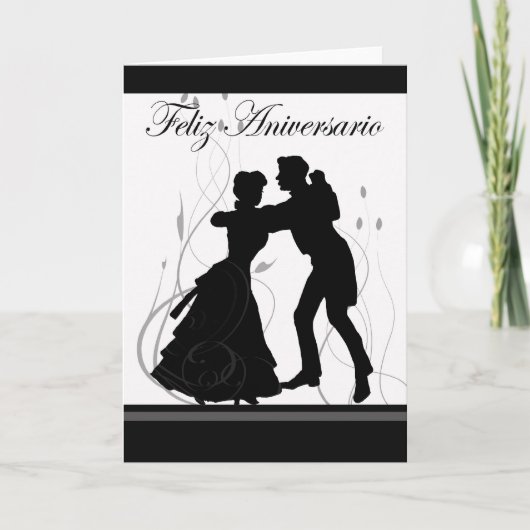 幸せな記念日スペイン語 カード (正面)