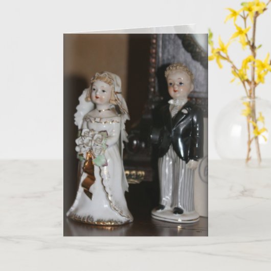 幸せな記念日 カード (黄色い花)