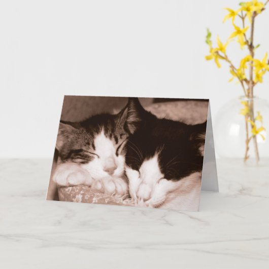 幸せな記念日 カード (黄色い花)