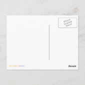 幸せな記念日! ポストカード (裏面)