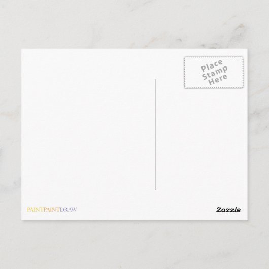 幸せな記念日! ポストカード (裏面)