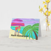 幸せな記念日! 妻に カード (黄色い花)