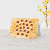 幸せな記念日-花の御馳走 カード (黄色い花)