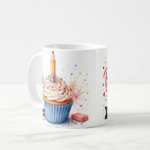 幸せな誕生日を お気に入りの教育者 先生 コーヒー コーヒーマグカップ (正面左)