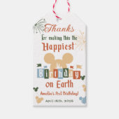 幸せな誕生日オンアースマジカル誕生日 ギフトタグ (正面)