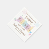 幸せな誕生日オンアースマジカル誕生日 スタンダードカクテルナプキン (角)