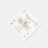 幸せな誕生日オンアースマジカル誕生日 スタンダードカクテルナプキン (角)